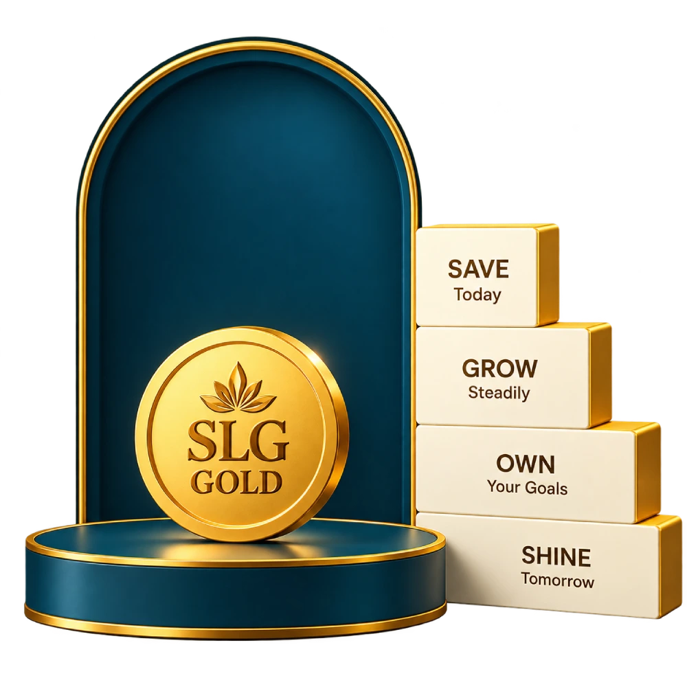 SLG GOLD savings journey towards eligible gold purchases